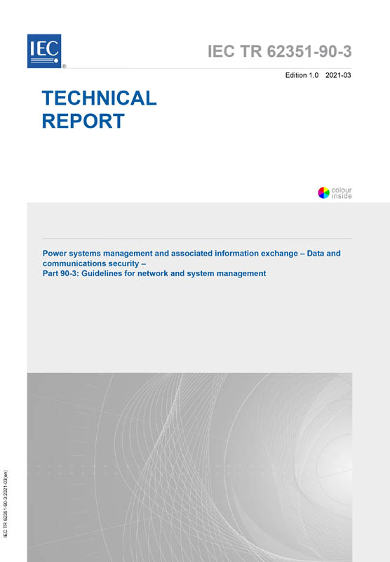 Cover IEC TR 62351-90-3:2021